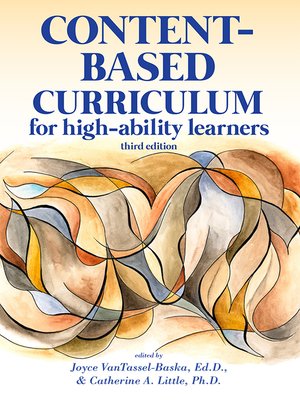 cover image of Content-Based Curriculum for High-Ability Learners